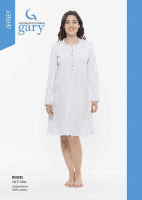CAMICIA NOTTE DONNA M/L R50032 Tellini S.r.l. Ingrosso Abbigliamento